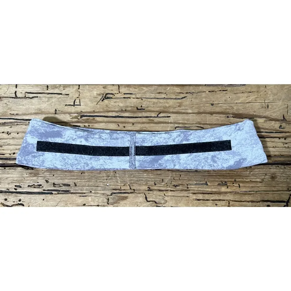 Lululemon Women’s Size OS Washed Marble Alpine White Fly Away Tamer Headband